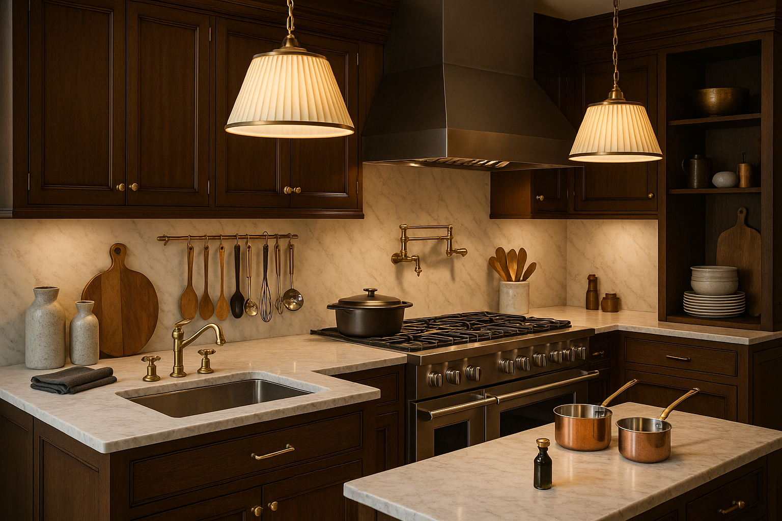good home page main image for a store selling kitchen, home improvents based product, it look like rich